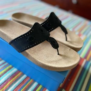 NWT black Jack Rogers comfort sandals